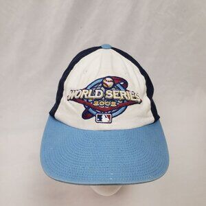 VTG 2002 Official World Series Major League Baseball MLB Blue Adjustable Cap Hat